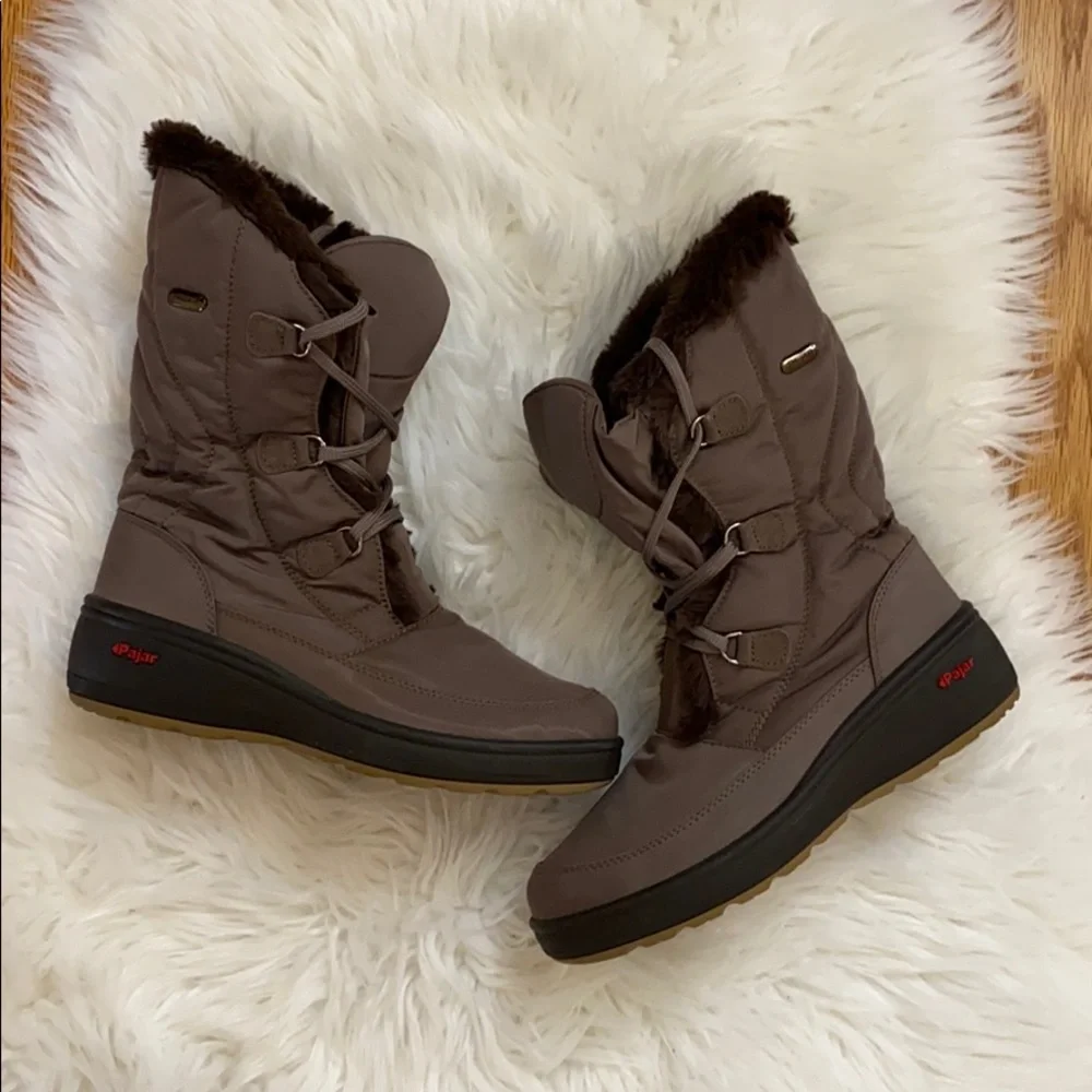 Pajar Women's Taupe Winter Boots - Picture 2 of 7
